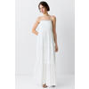 MANGO TEEN maxi jurk wit