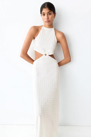 maxi jurk wit