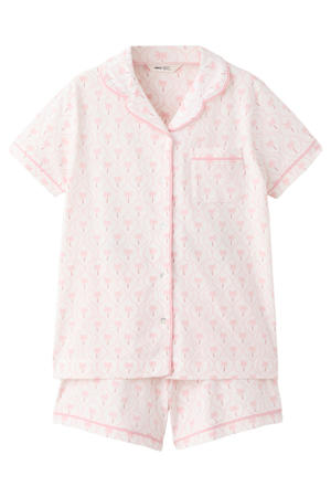shortama all over print roze