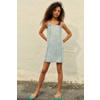 Mango Kids spijkerjurk light blue denim