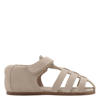 Mango Kids leren sandalen bruin