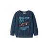 GUPPY MINI sweater met print - donkerblauw