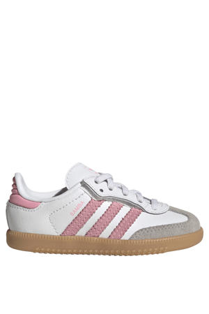 Samba sneakers wit/roze