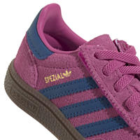 thumbnail: adidas Originals Handball Spezial suède sneakers met elastische veters roze/blauw