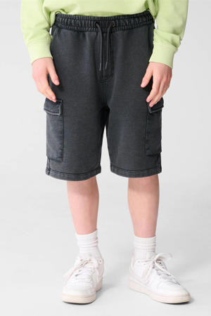 regular waist sweatshort antraciet