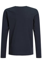 thumbnail: JACK & JONES JUNIOR longsleeve met logo - donkerblauw