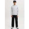 JACK & JONES JUNIOR hoodie lichtgrijs
