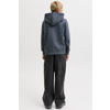 JACK & JONES JUNIOR hoodie met tekst - antraciet