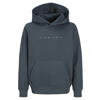 JACK & JONES JUNIOR rechtvallende hoodie met tekst - antraciet