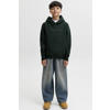 JACK & JONES JUNIOR hoodie - donkergroen