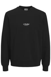 thumbnail: JACK & JONES JUNIOR sweat sweater met tekst - zwart
