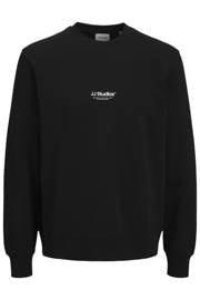 thumbnail: JACK & JONES JUNIOR sweater met tekst - zwart