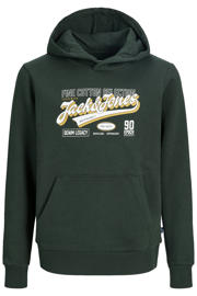thumbnail: JACK & JONES JUNIOR sweat sweater met logo - donkergroen