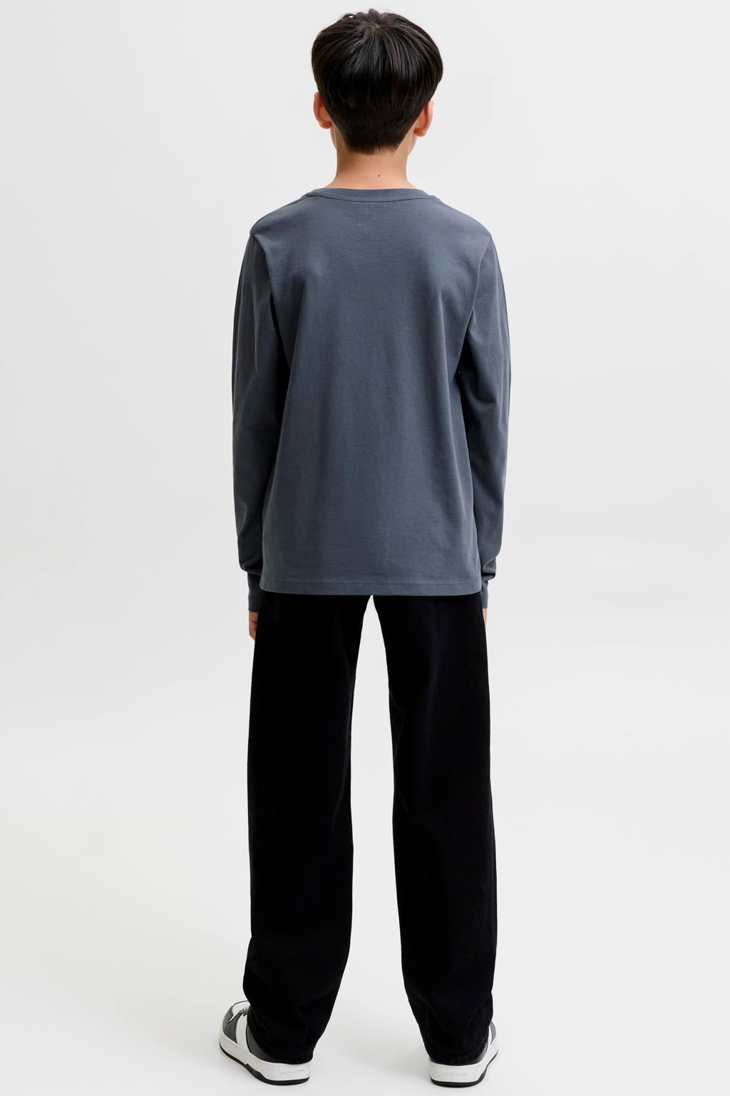 JACK & JONES JUNIOR longsleeve met logo - blauw