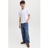 JACK & JONES JUNIOR JJIALEX JJORIGINAL relaxed fit loose fit jeans - mediumblauw