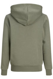 thumbnail: JACK & JONES JUNIOR hoodie met logo - grijsgroen