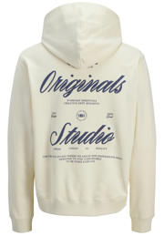 thumbnail: JACK & JONES JUNIOR hoodie met backprint - offwhite