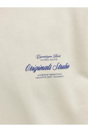 thumbnail: JACK & JONES JUNIOR hoodie met backprint - offwhite