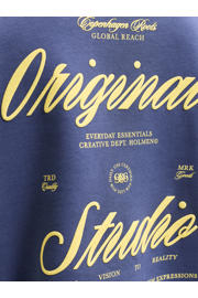 thumbnail: JACK & JONES JUNIOR sweater met backprint - blauw