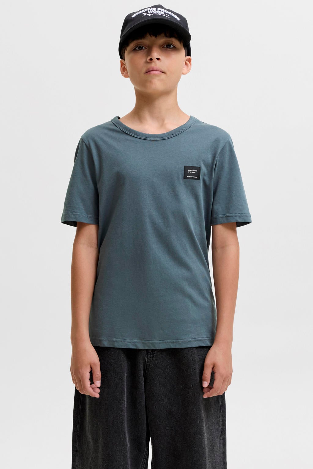 JACK & JONES JUNIOR T-shirt - grijsblauw