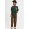 JACK & JONES JUNIOR rechtvallend T-shirt met backprint - groen