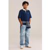 WE Fashion polo - donkerblauw