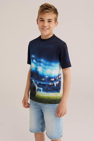T-shirt donkerblauw
