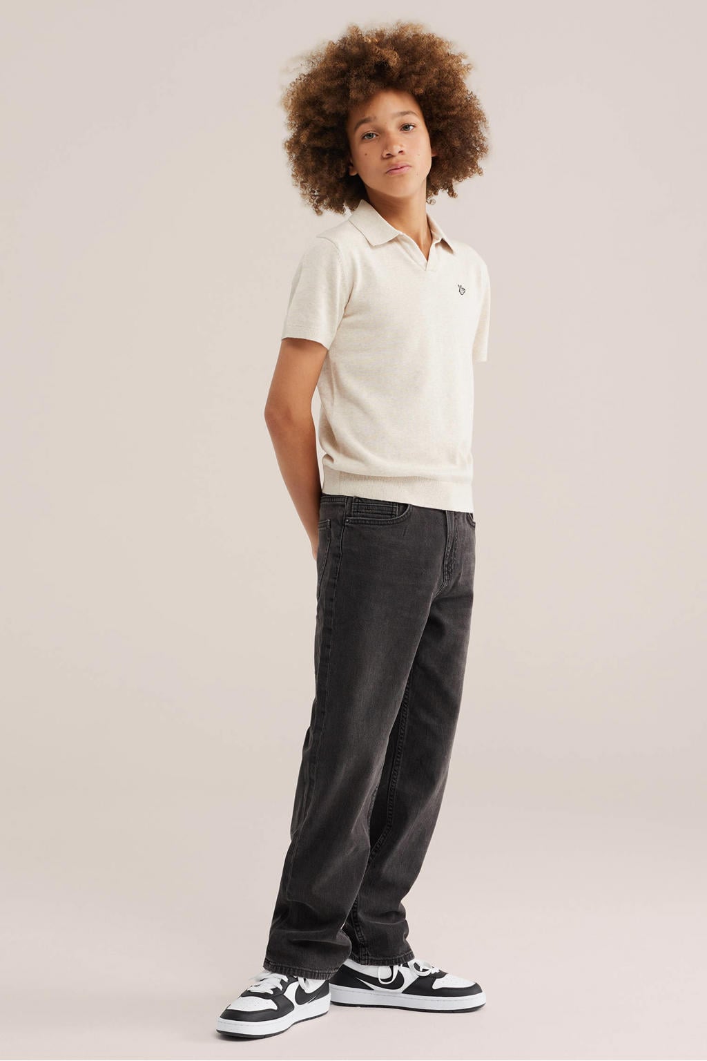 WE Fashion polo - beige