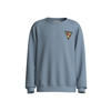 NAME IT KIDS sweater met backprint grijsblauw