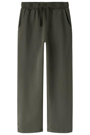 casual broek - donkerbruin