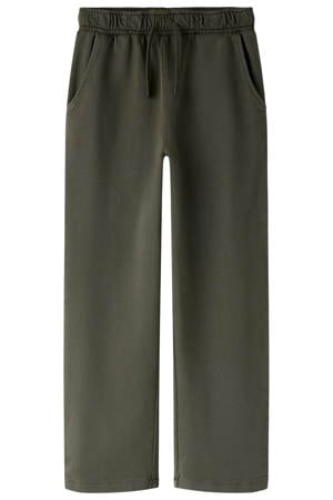 casual broek - donkerbruin