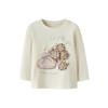 NAME IT MINI longsleeve met print - ecru