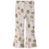 NAME IT MINI flared gebreide broek met print - roze