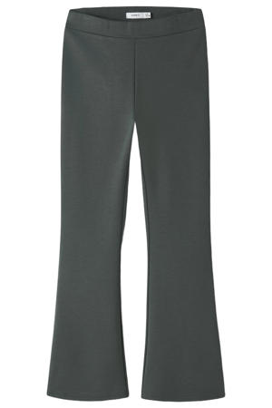bootcut regular waist legging donkergroen