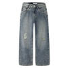NAME IT KIDS NKFROSE wide leg ripped jeans met slijtage - mediumblauw