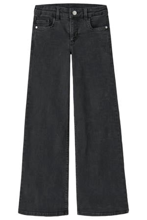 NKFPOLLY wide leg jeans black denim