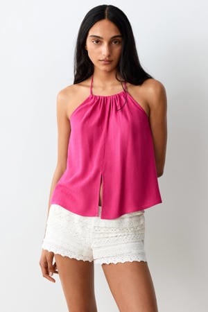 haltertop roze