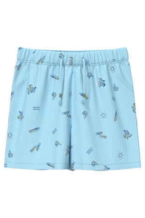 casual short lichtblauw