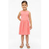 s.Oliver korte jurk rib gebreid roze