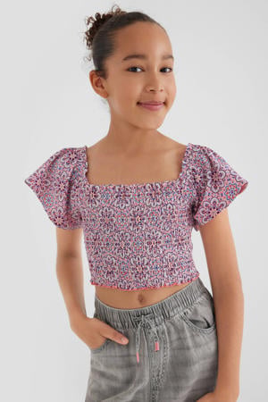cropped top roze