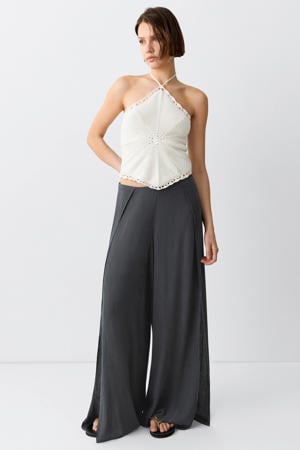 casual broek antraciet