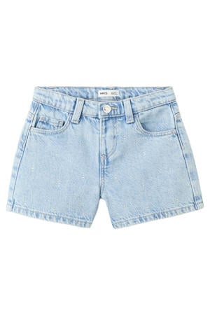 short light blue denim