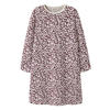 NAME IT KIDS nachthemd met panterprint - donkerrood/ecru/roze