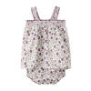 Mango Kids korte jurk ecru