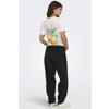 ONLY MATERNITY Olmluma low waist zwangerschaps straight leg jeans black denim