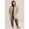WE Fashion gewatteerde winterjas - beige