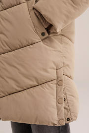 thumbnail: WE Fashion gewatteerde winterjas - beige