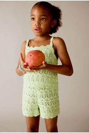 casual short limegroen