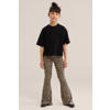WE Fashion oversized T-shirt - zwart