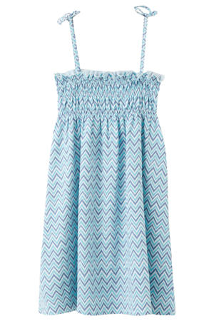 zomerjurk blauw